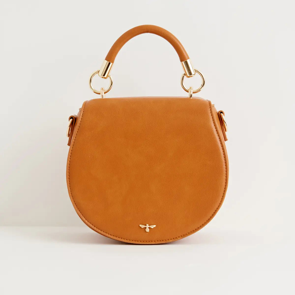 Fable Liberty Saddle Purse Tan